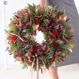 Trending Winter Flower Wreath